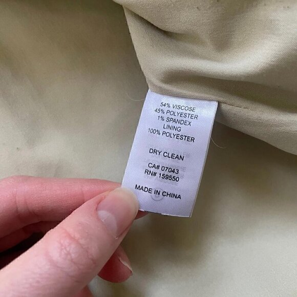 House of Harlow 1960 Classic Sage Green Blazer - Size Large - Picture 3 of 4